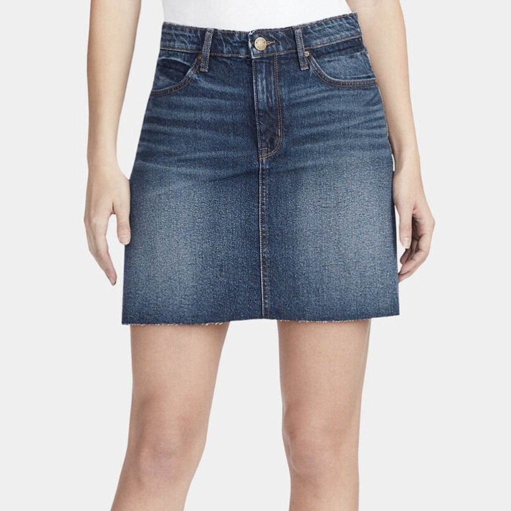 William Rast A-line denim mini skirt 32 L